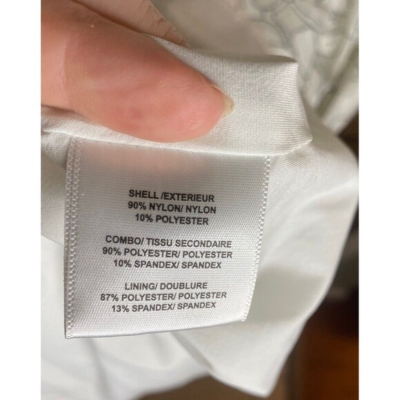 Belle Badgley mischka Sadie Floral Lace and Mesh Cocktail Dress Size 4 - Picture 3 of 7